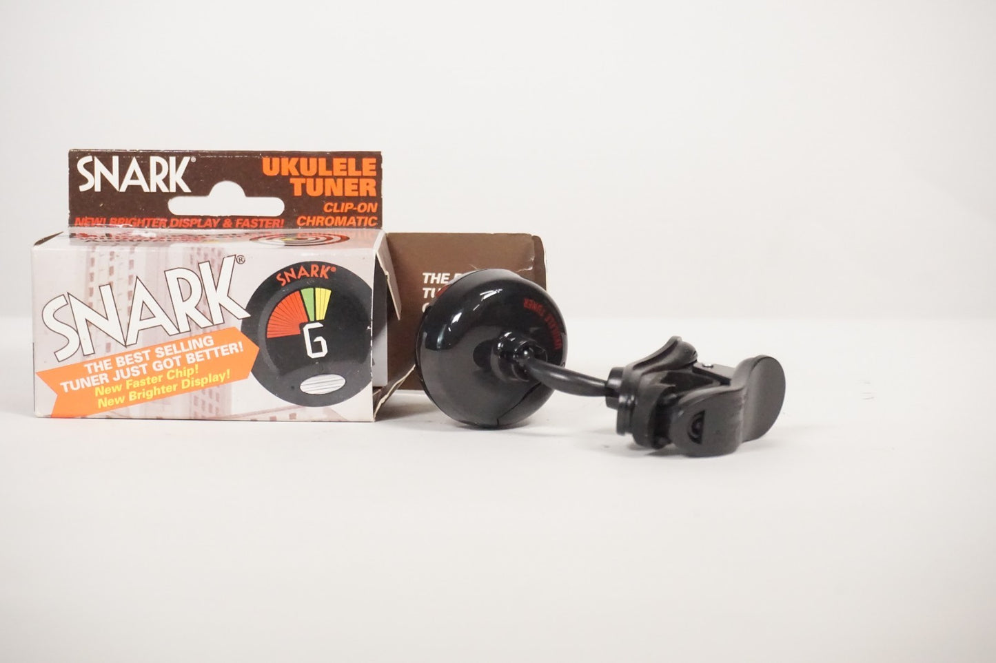 Snark SN6X Clip-On Chromatic Tuner for Ukulele, Black
