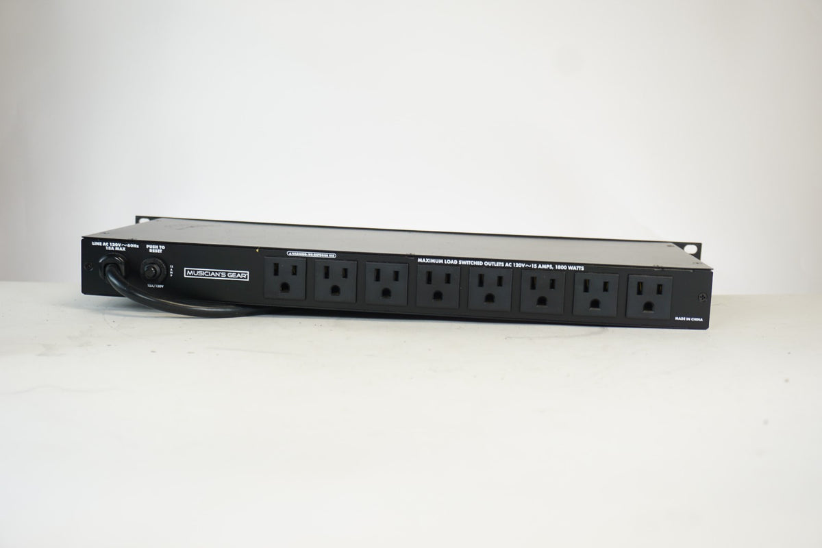Musician's Gear MG900SC 9-Outlet Rackmount Power Conditioner 1800W Tested