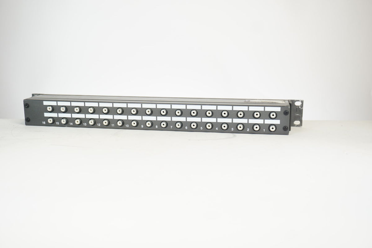 Cable Up CU/PB032H 32-Point 1/4 Inch Rackmount Audio Patchbay Tested