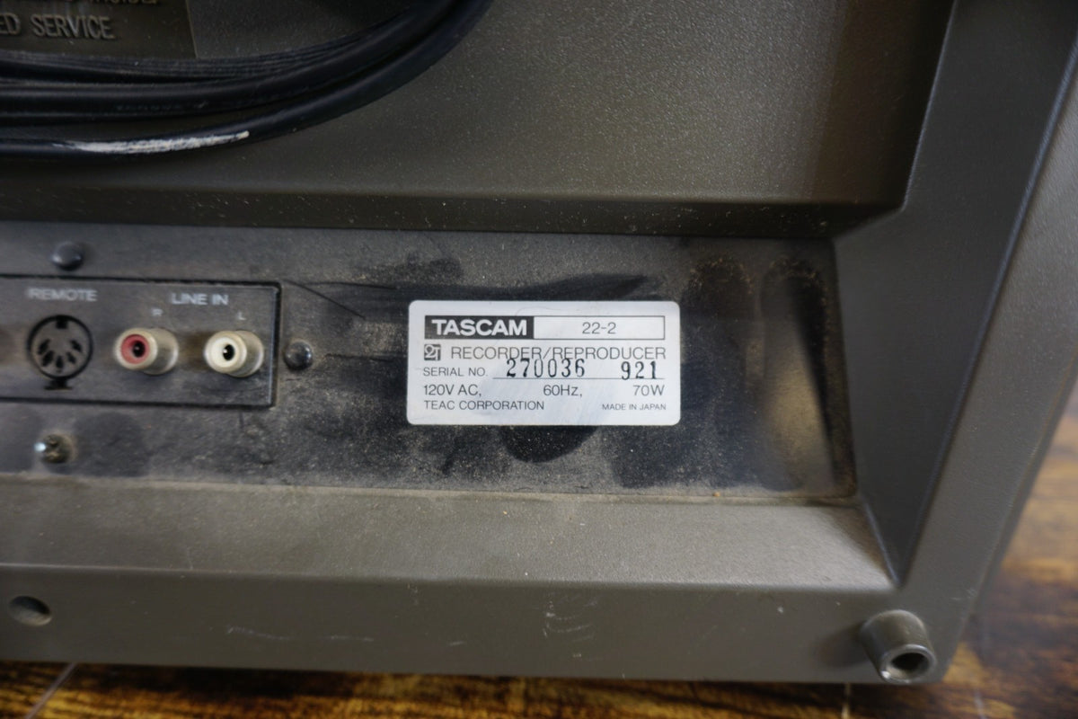 TASCAM 22-2 1/4" 2-Track Reel to Reel Tape Recorder