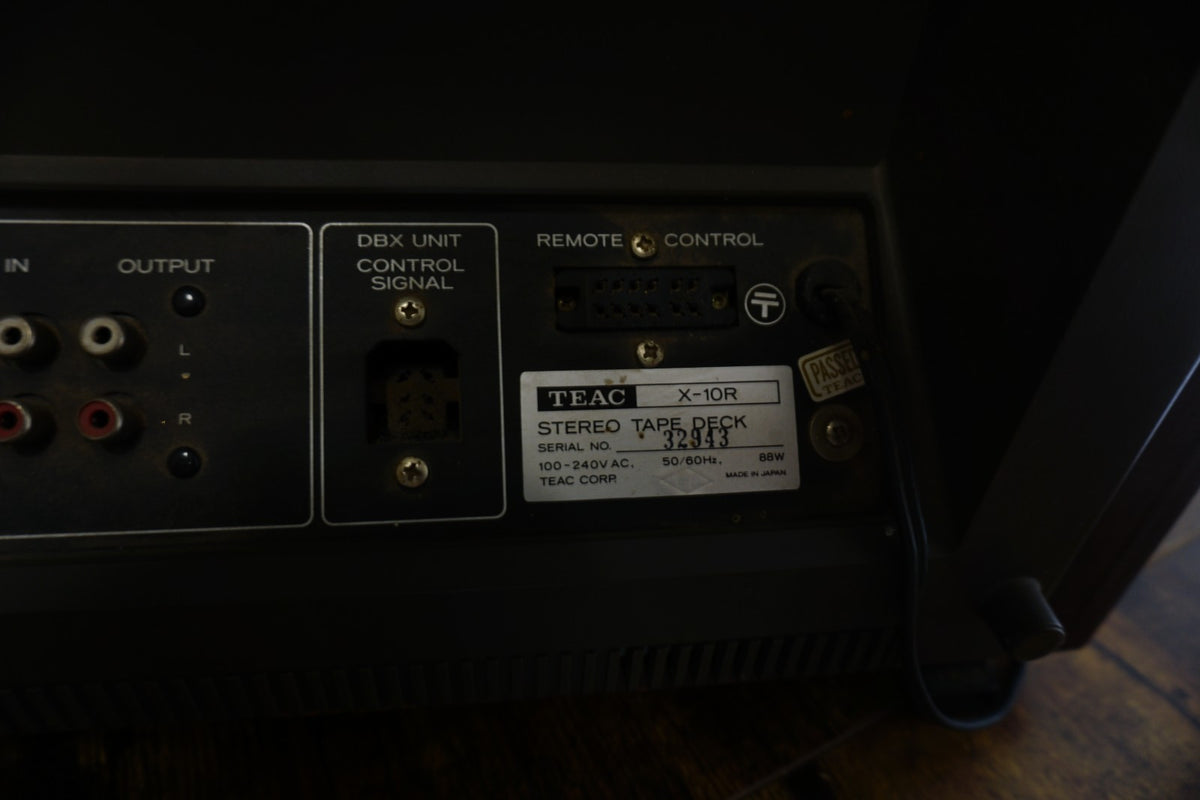 TEAC X-10R auto-reverse reel-to-reel tape deck
