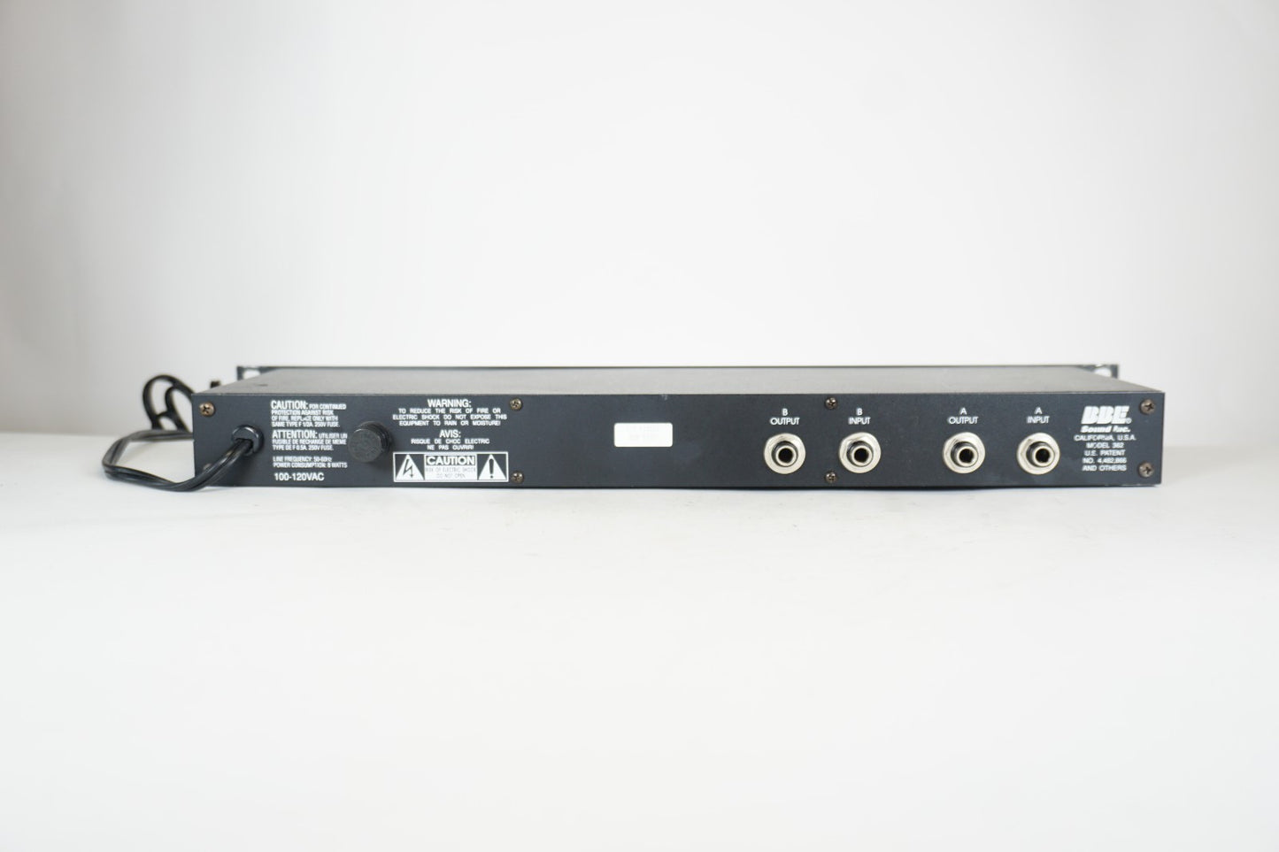 BBE 362 Sonic Maximizer 2-Channel Analog 1U Rack Exciter, 1/4" TS