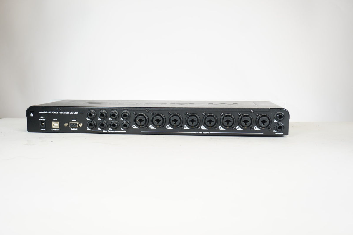 M-Audio Fast Track Ultra 8R USB Audio Interface Rackmount Tested Working
