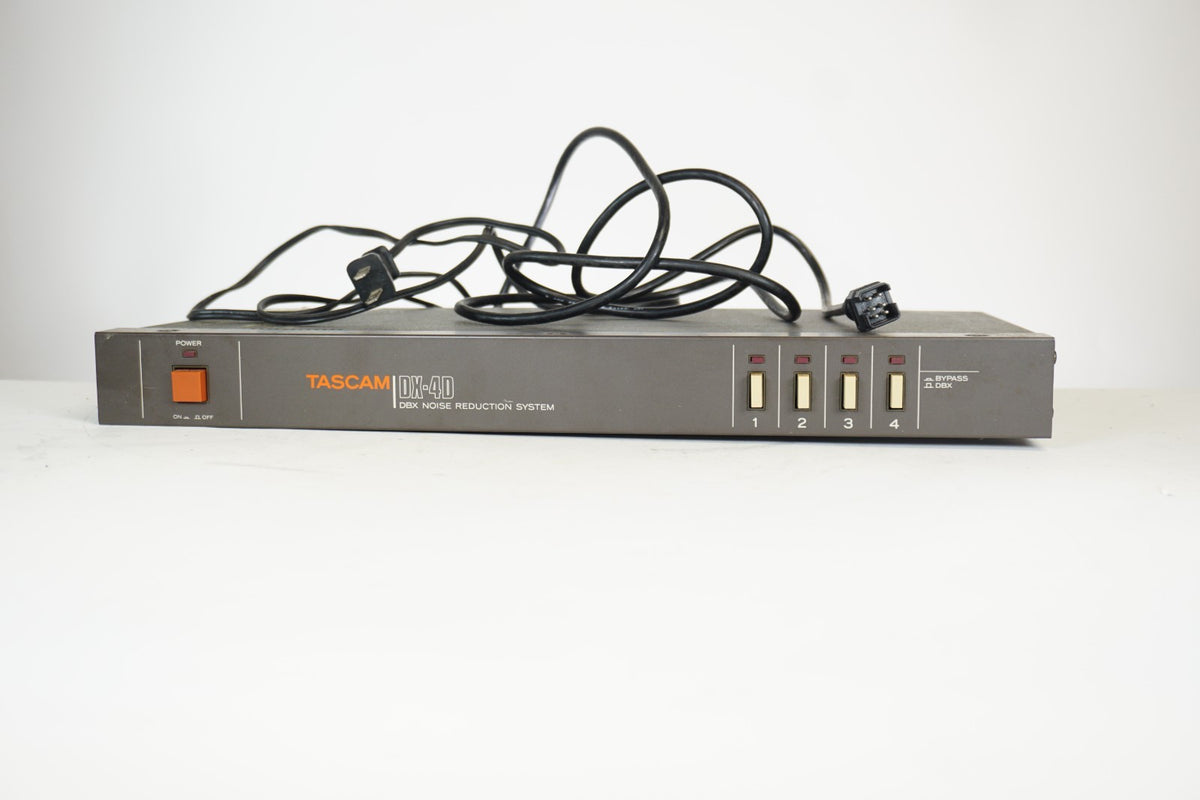 TASCAM DX-4D Professional 4-Channel Noise Reduction Unit Tested Working #2