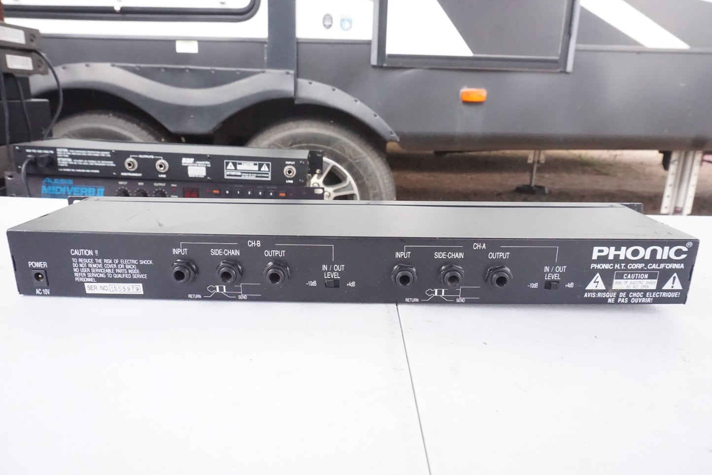 Phonic PCL 3200 Dual Channel Compressor - Black