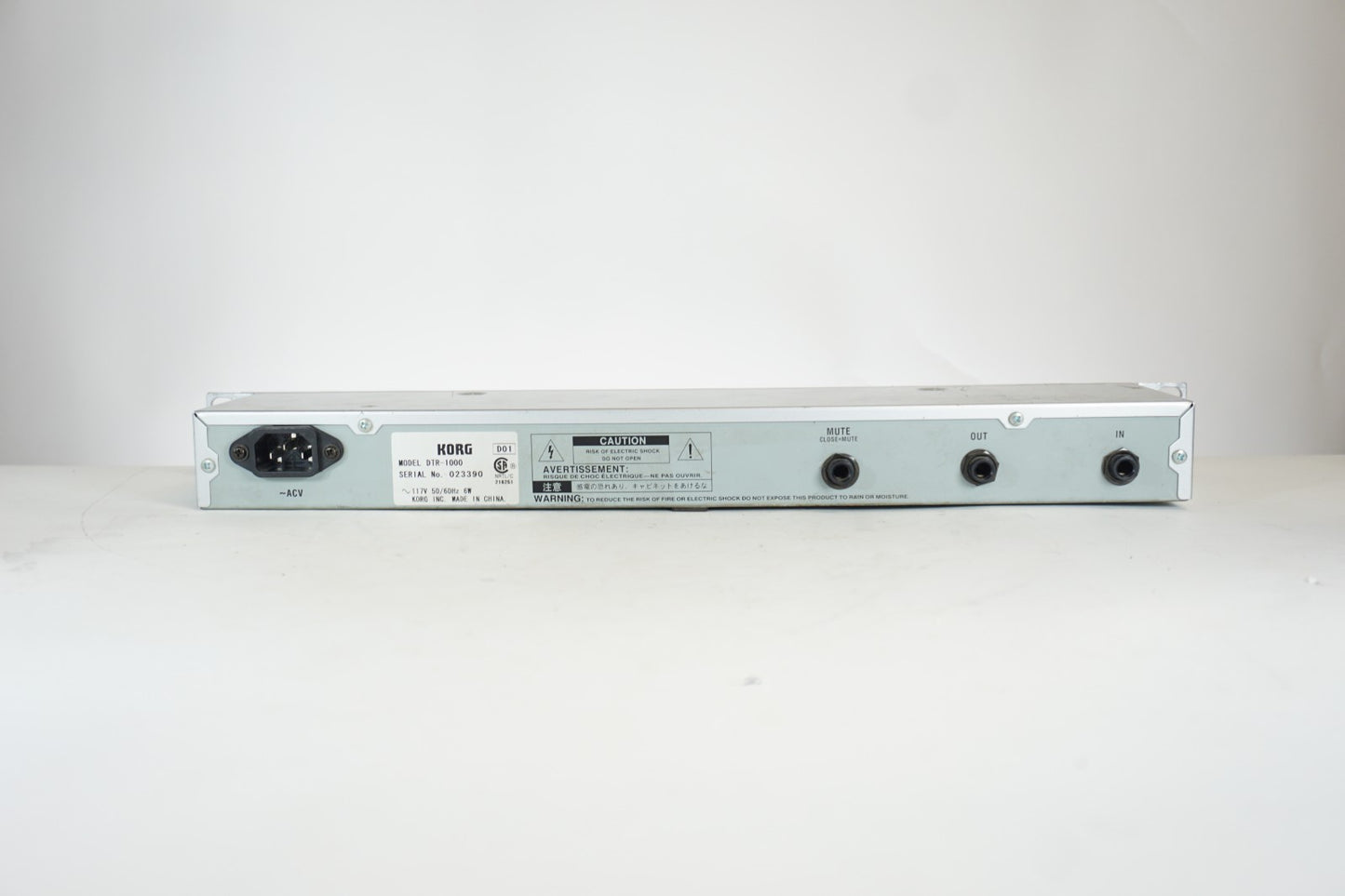 KORG DTR-1000 Rack Mount Guitar Tuner