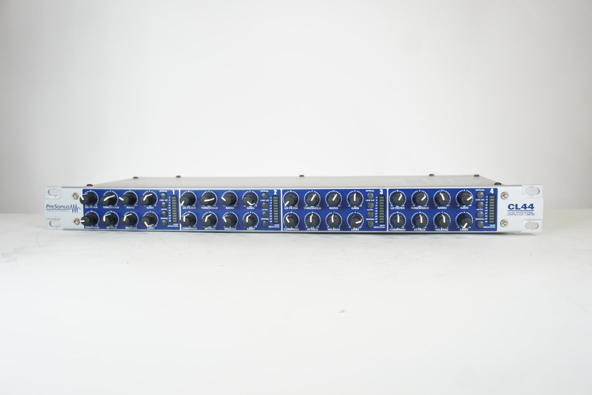 PreSonus CL44 4-channel Compressor/Limiter with DSP Sidechain / High-pass