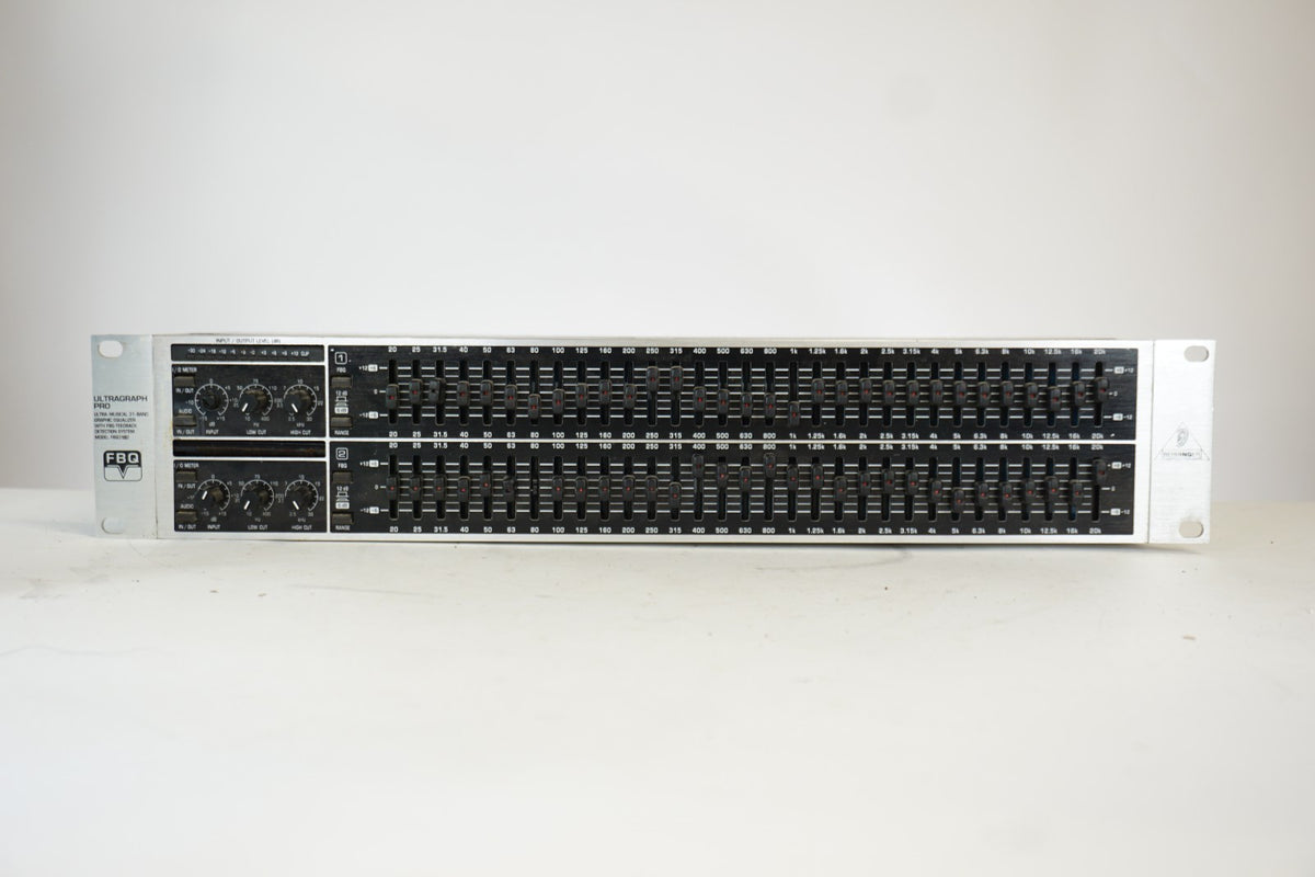 Behringer FBQ3102 Ultragraph Pro 31-Band Stereo Equalizer Loose Meter