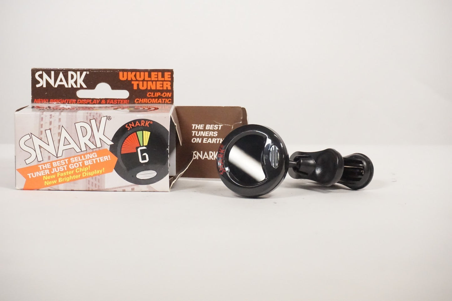 Snark SN6X Clip-On Chromatic Tuner for Ukulele, Black
