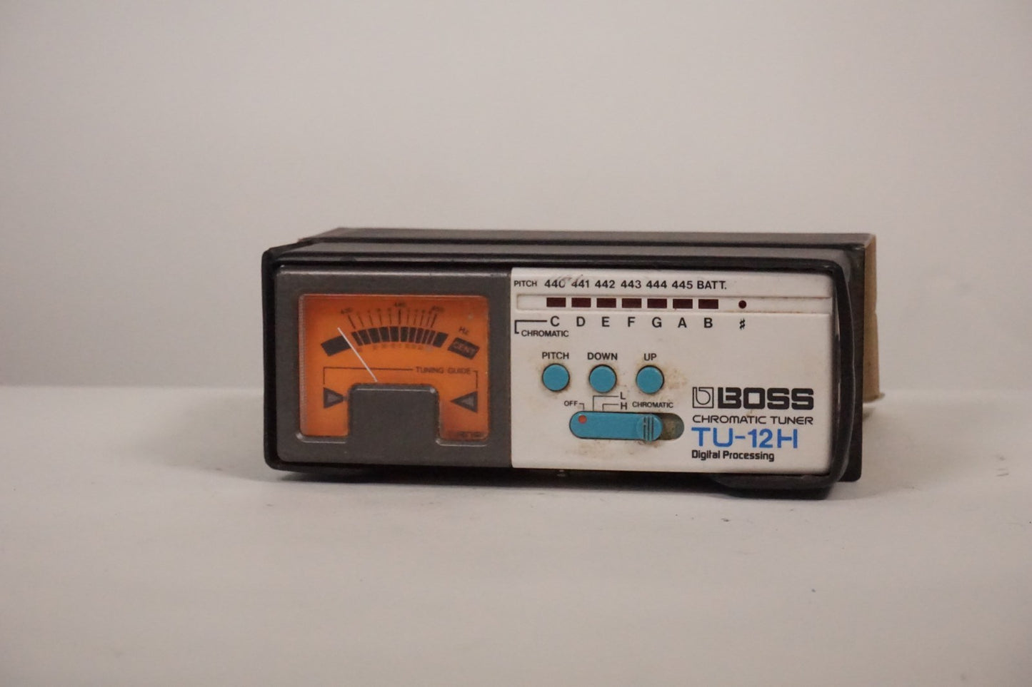 Vintage BOSS Chromatic Tuner TU-12H with Case