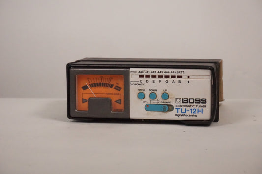Vintage BOSS Chromatic Tuner TU-12H with Case