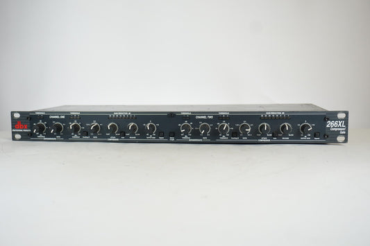 dbx 266XL Dual Channel Compressor Gate Dynamics Processor