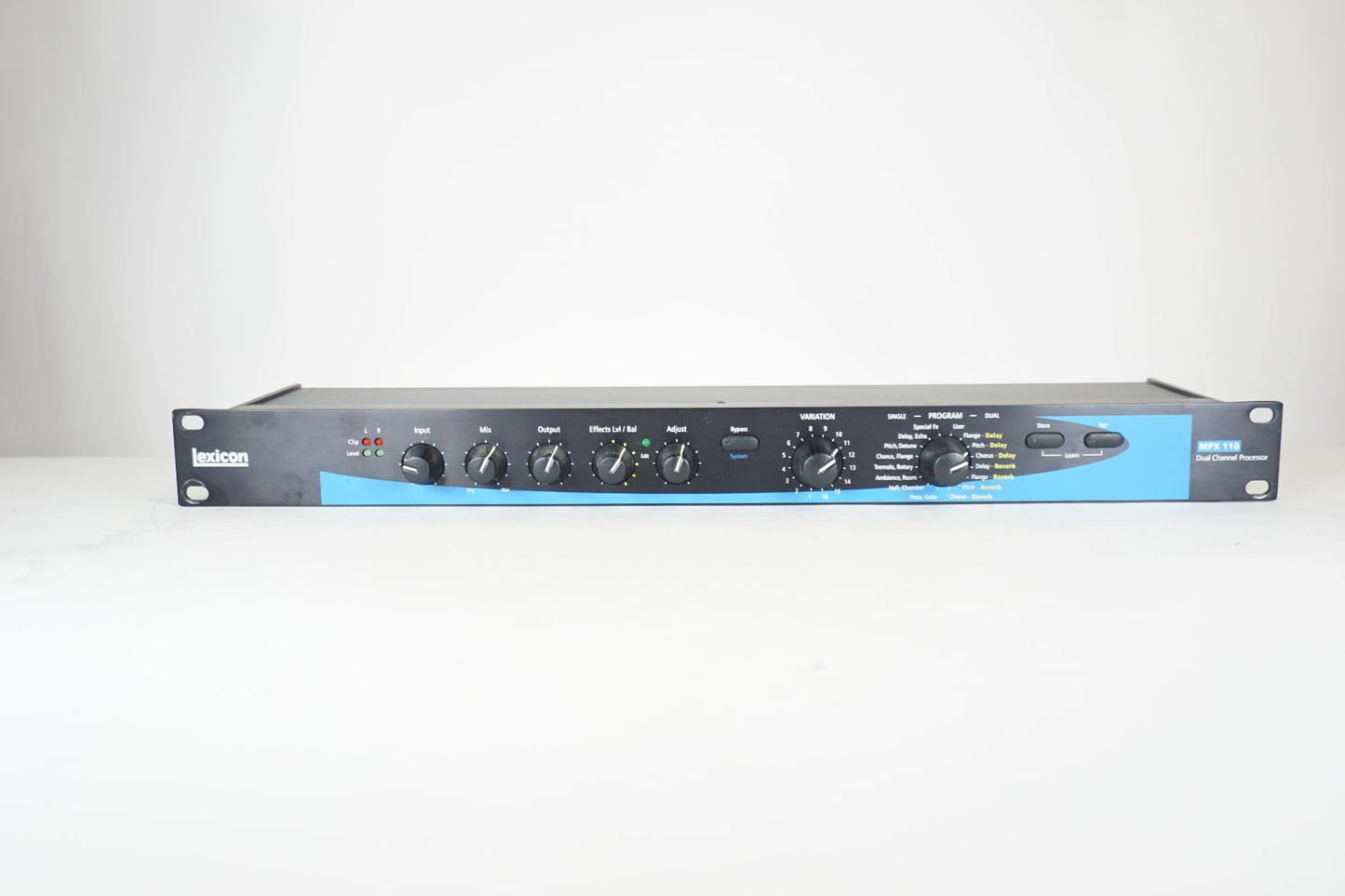 Lexicon MPX 110 Multi-Effects Reverb/Delay/Chorus 2-Ch 1U Rack Digital