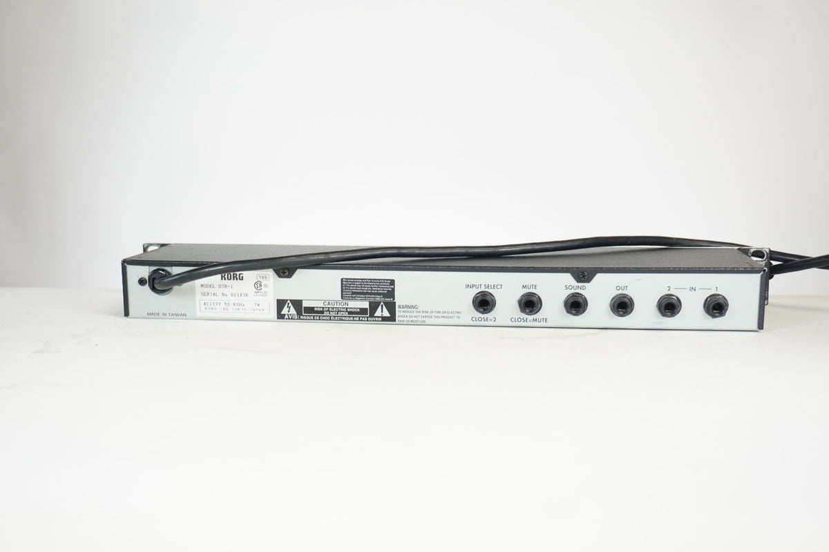 Korg ToneWorks DTR-1 Digital Rackmount Guitar Bass Tuner Tested Working