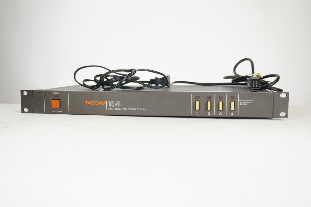TASCAM DX-4D Professional 4-Channel Noise Reduction Unit Tested Working #1