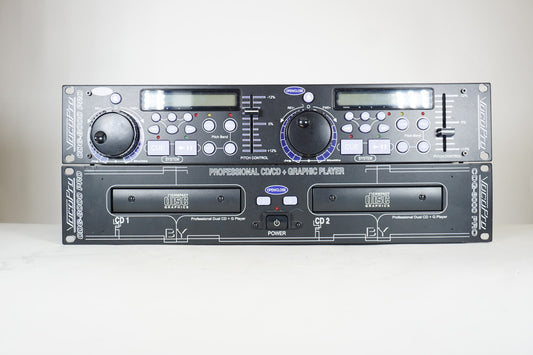 Vocopro CDG-8000 Pro DJ Karaoke Dual CD Controller and CD Player