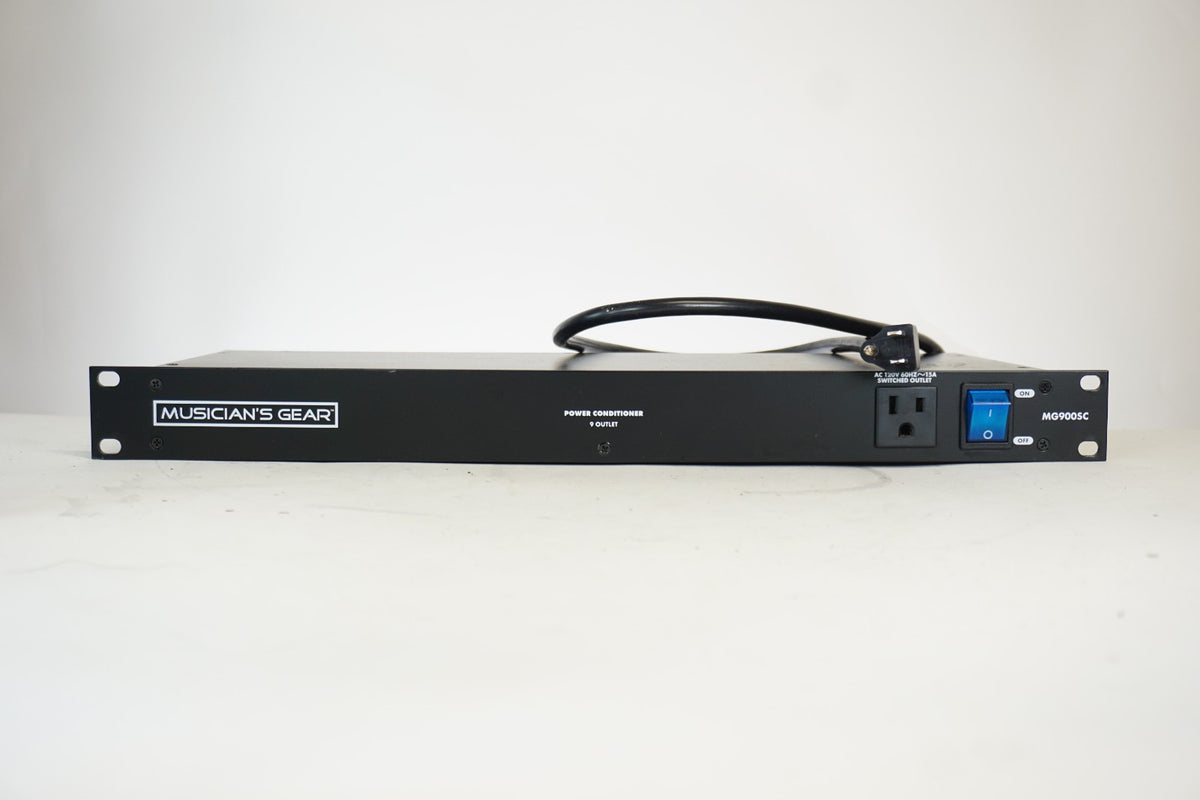 Musician's Gear MG900SC 9-Outlet Rackmount Power Conditioner 1800W Tested