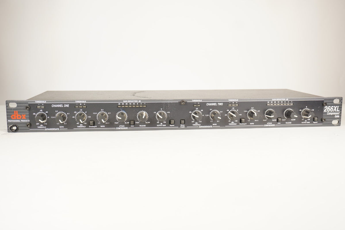 dbx 266XL Dual Channel Compressor Gate Dynamics Processor