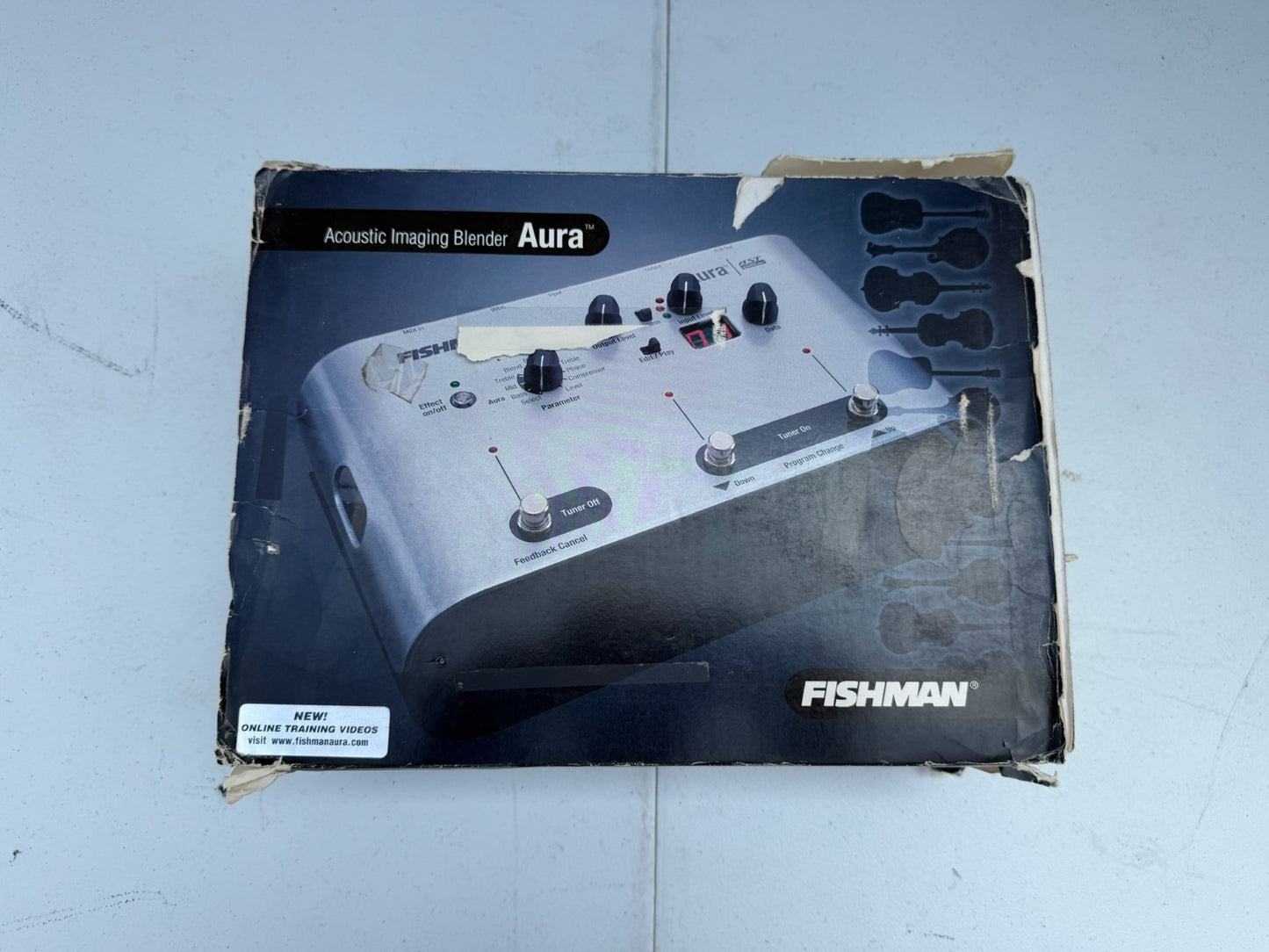 Fishman Aura Acoustic Imaging Blender Processor with Power Supply and Box