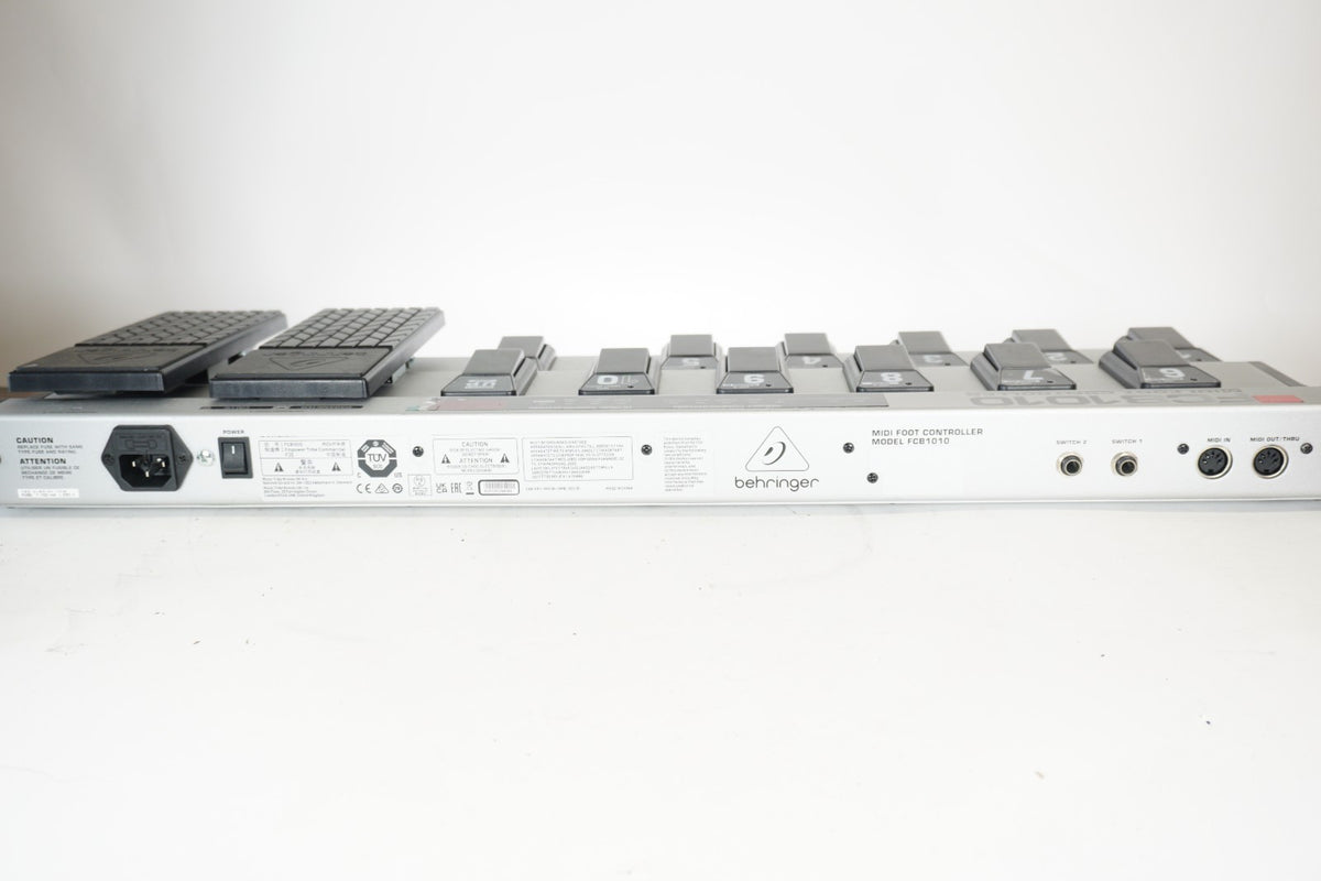 Behringer FCB1010 MIDI Foot Controller Dual Expression Pedals Tested