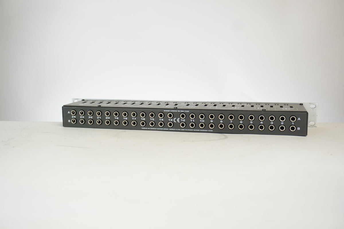 Behringer PX2000 ULTRAPATCH PRO 48-Point 1/4" TRS Rackmount Patchbay