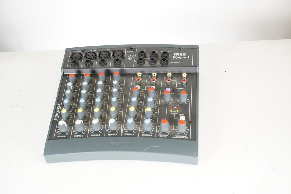 Soundcraft Spirit Folio Notepad RW5353 Compact Mixer No Power Supply