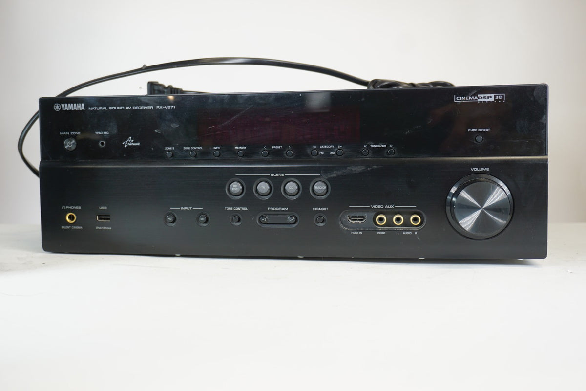 Yamaha RX-V671 7.1 Channel Natural Sound AV Receiver HDMI Network No Remote