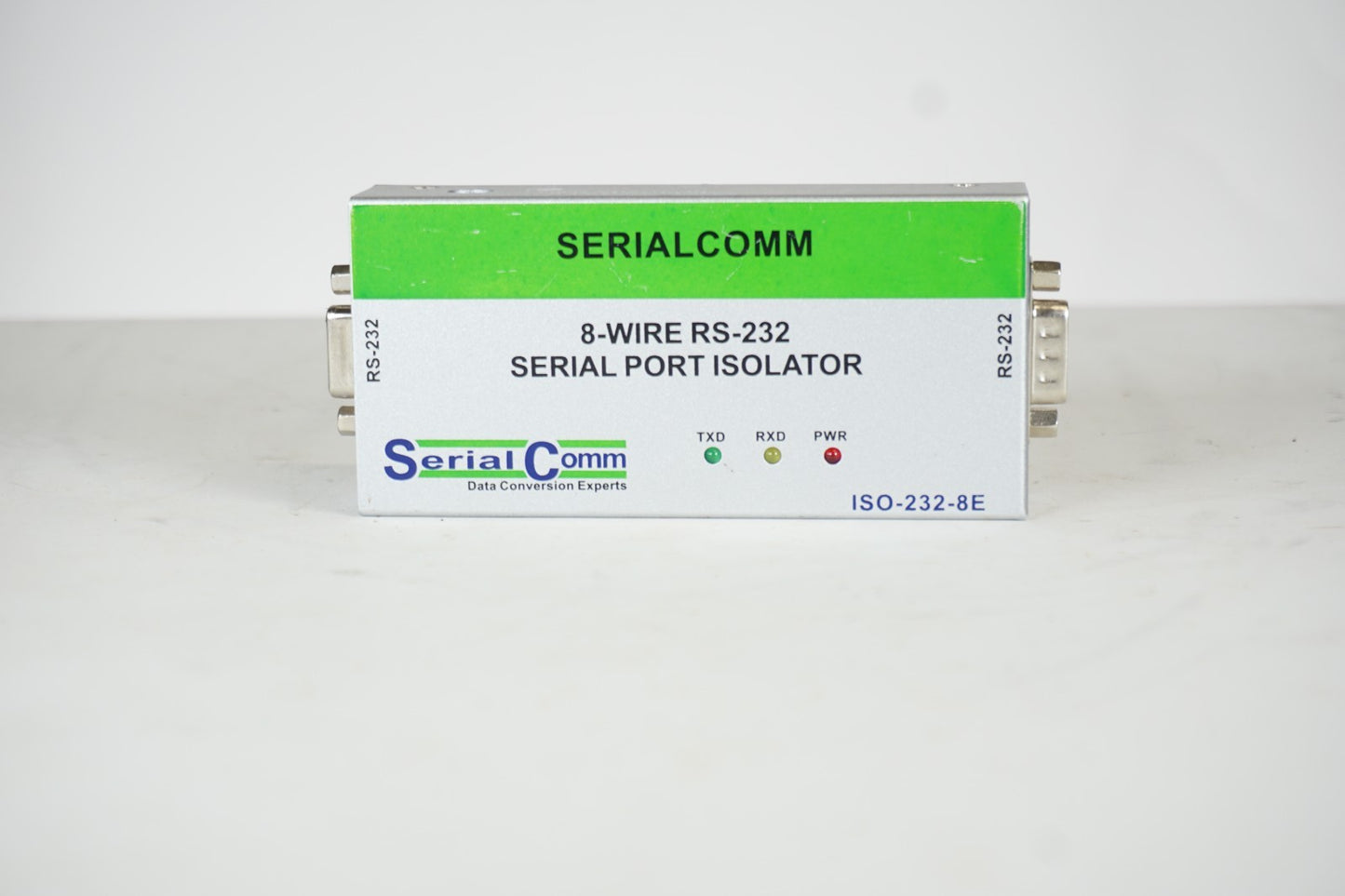 SERIALCOMM ISO-232-8E - Industrial 8-Wire RS232 Isolator