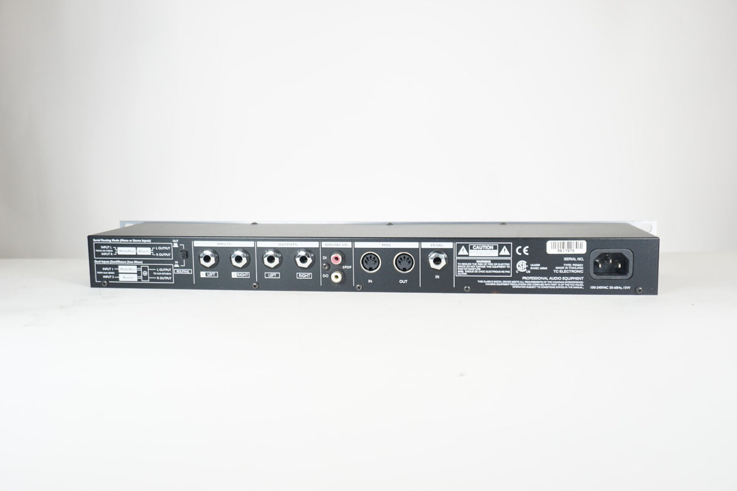 TC Electronic M300 Dual-Engine Multi-Effects Rack Processor FX