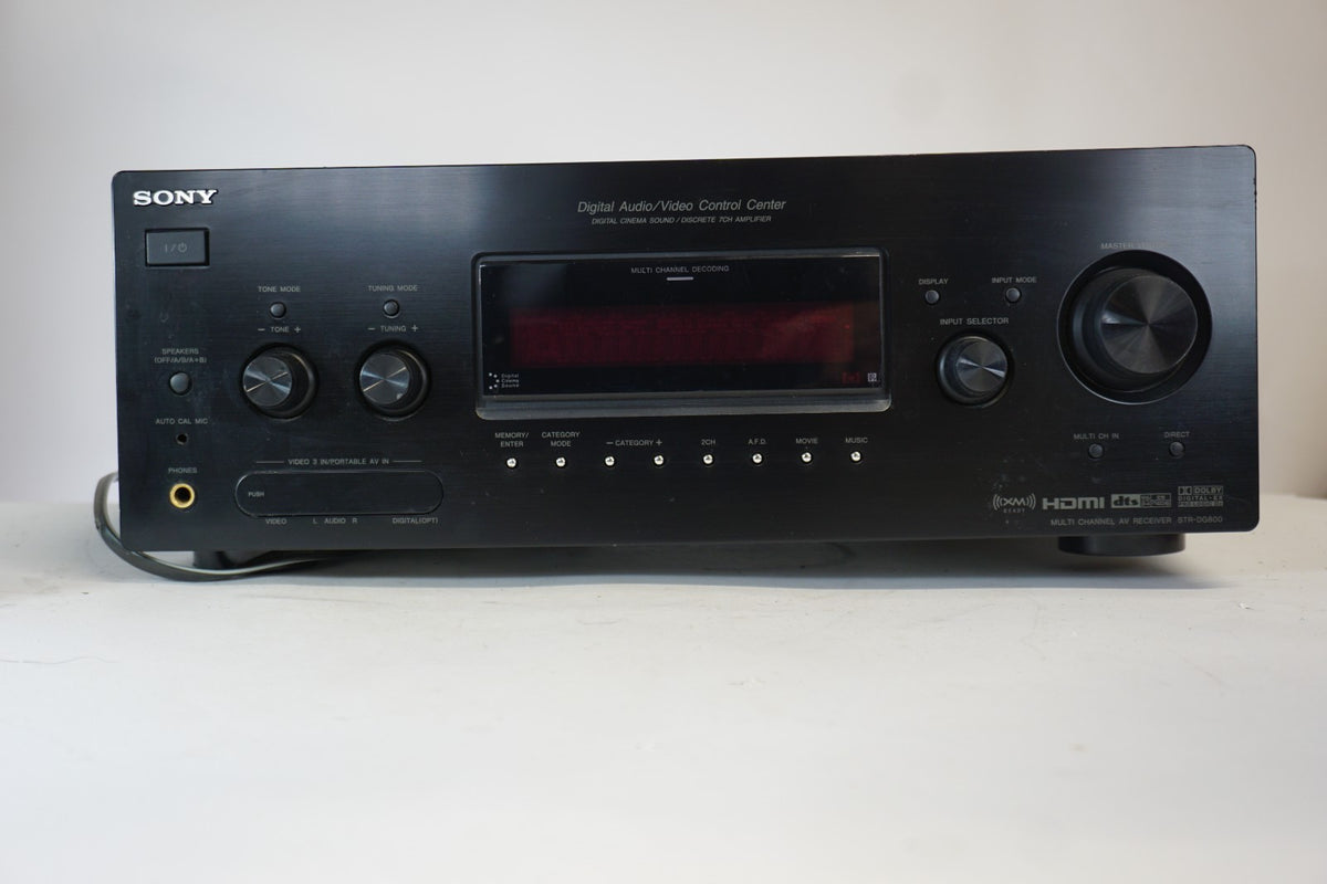 Sony STR-DG800 7.1 Channel HDMI AV Receiver Digital Audio Video No Remote