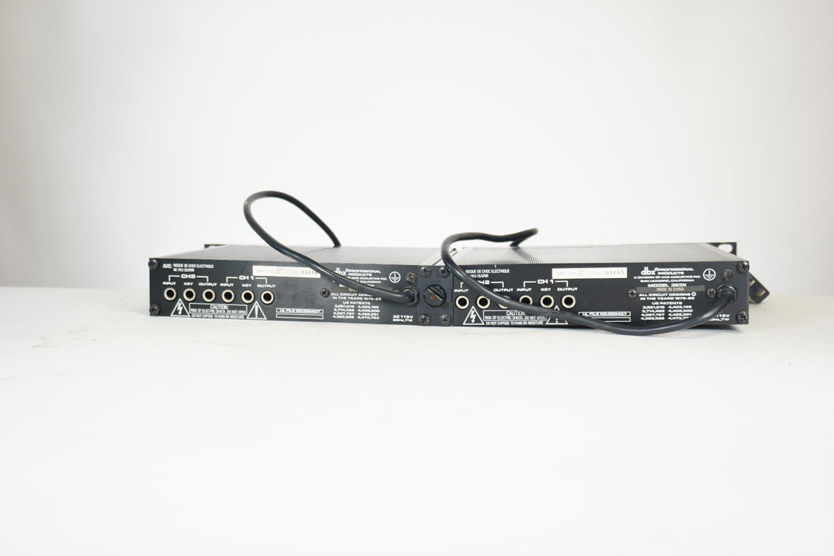 Pair dbx 363X Dual Gates Rackmount Noise Gates Tested Working