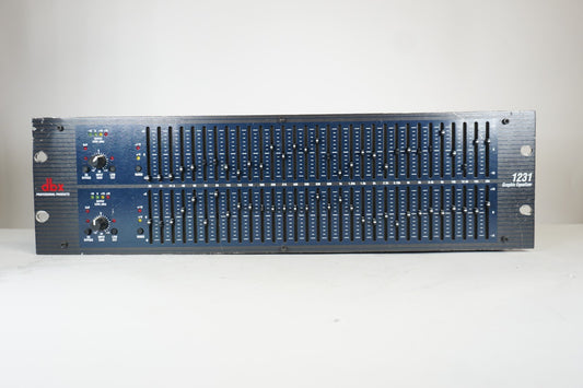 DBX 1231 Dual Channel 31-Band  Graphic Equalizer Professional Audio