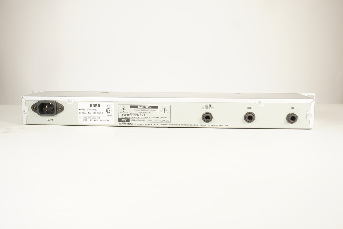Korg Digital Rack Mount Tuner Dtr-1000