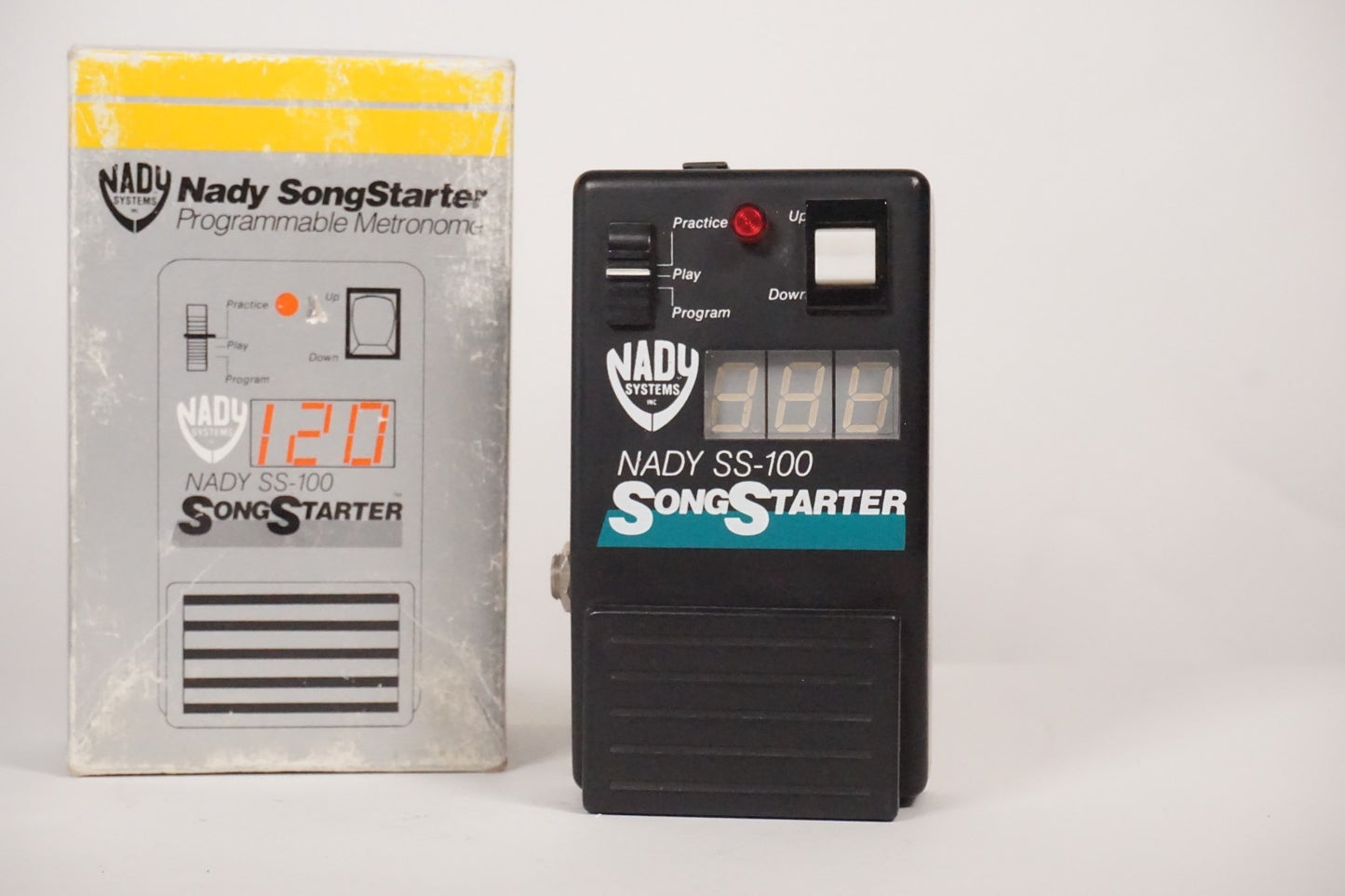 Nady SS-100 Song Starter Programmable Metronome Vintage Guitar Effect Pedal