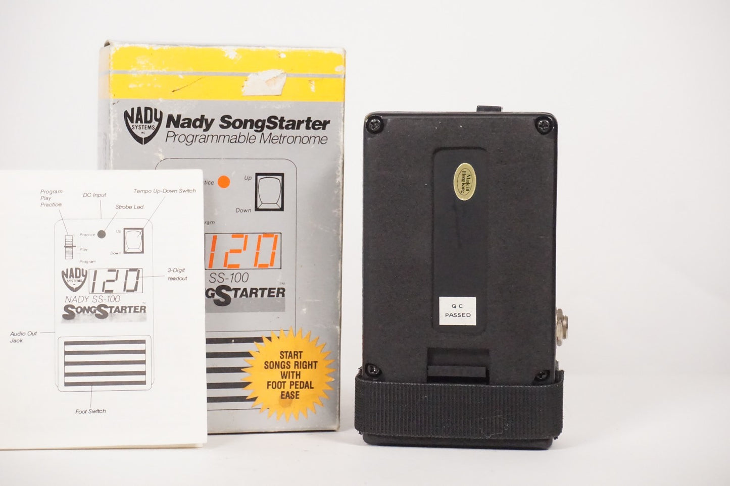 Nady SS-100 Song Starter Programmable Metronome Vintage Guitar Effect Pedal