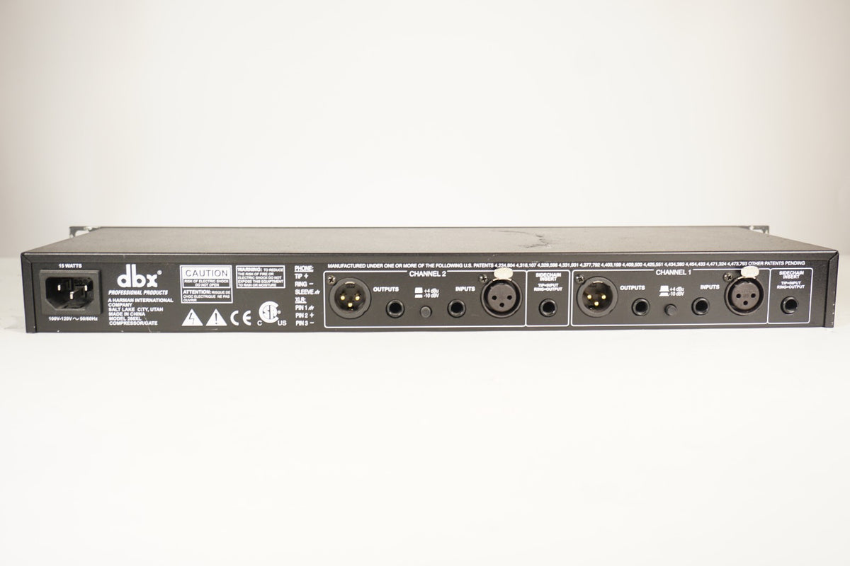 dbx 266XL Dual Channel Compressor Gate Dynamics Processor