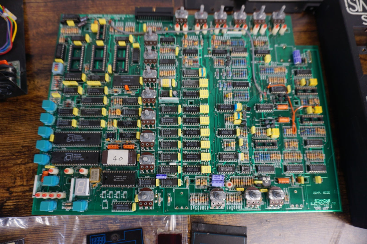 Simmons SDS9 6-Channel analog drum synthesizer/module parts lot