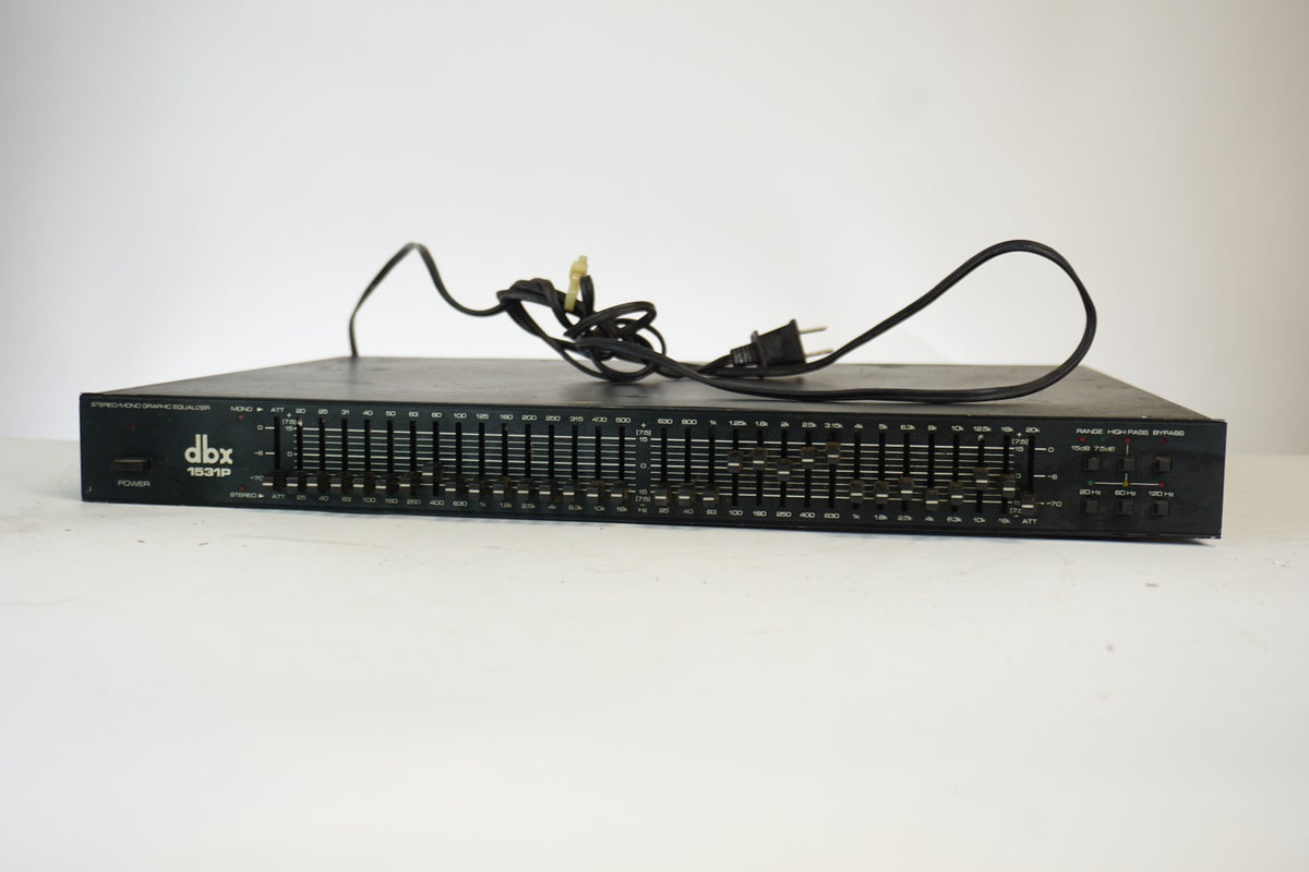 dbx 1531P Stereo Mono 31-Band Graphic Equalizer Rackmount Tested