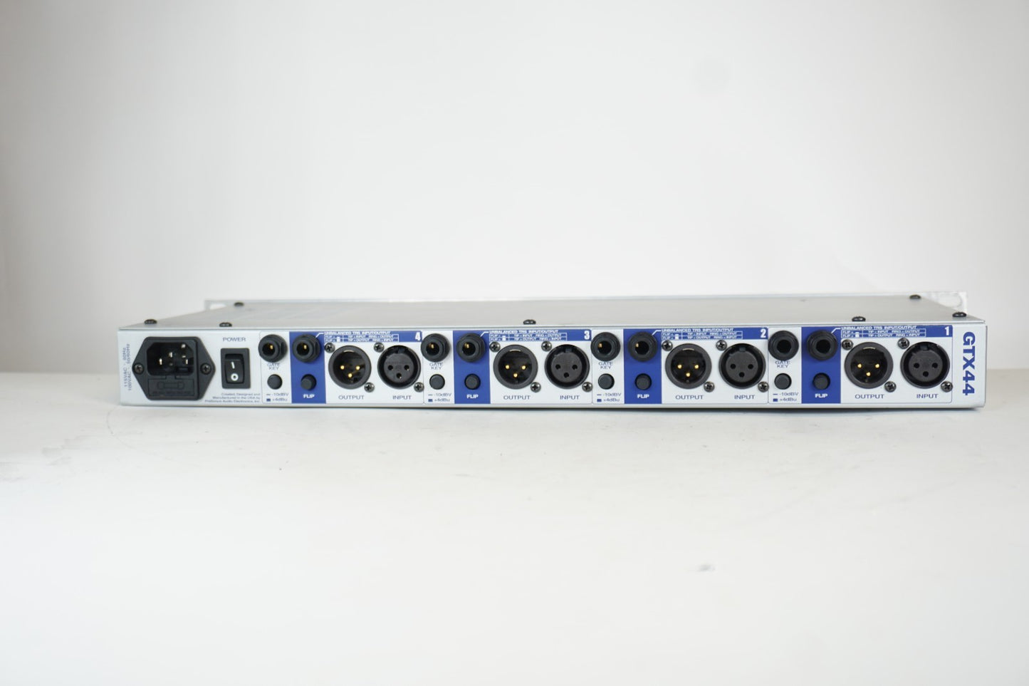PreSonus GTX44 4-Channel Quad Professional Noise Gate/Expander