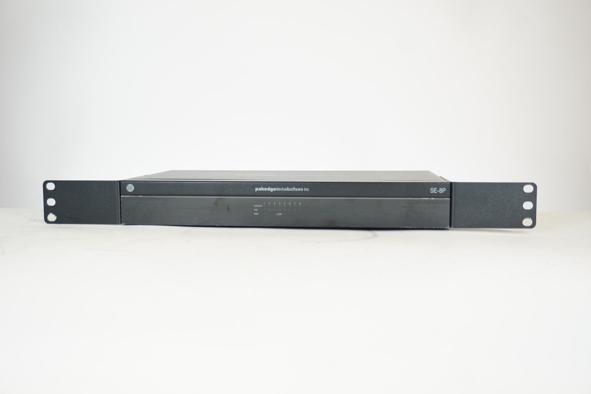 Pakedge SE-8P 8-Port Gigabit PoE Network Switch Rackmount Tested Working #2