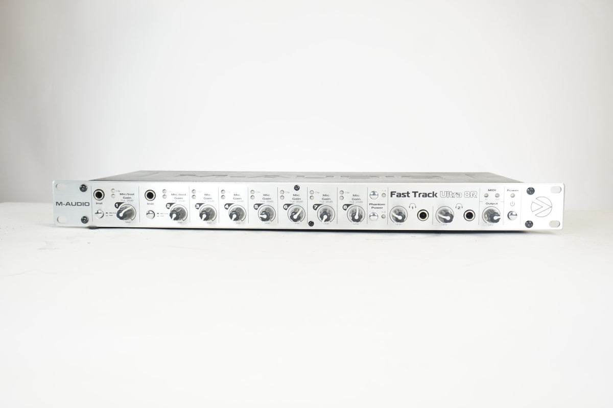 M-Audio Fast Track Ultra 8R USB Audio Interface Rackmount Tested Working