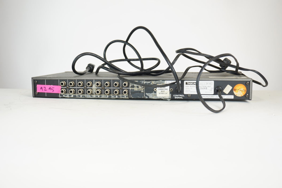 TASCAM DX-4D Professional 4-Channel Noise Reduction Unit Tested Working #2