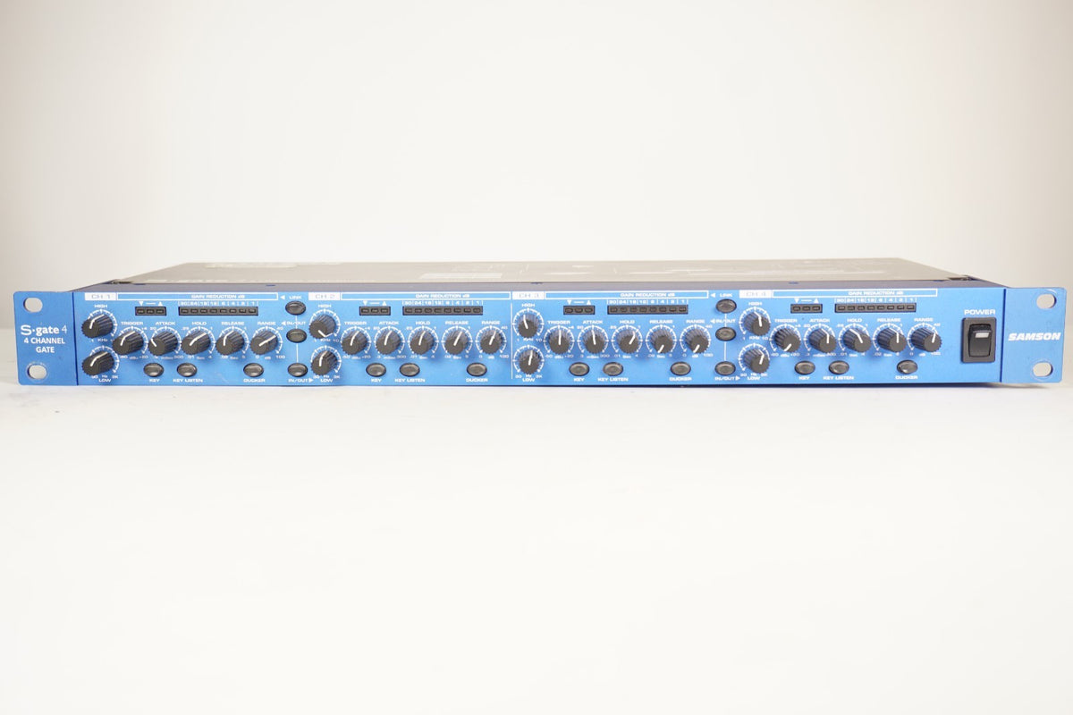 Samson S Gate 4 Channel Gate / Ducker 2010s - 1U Rack