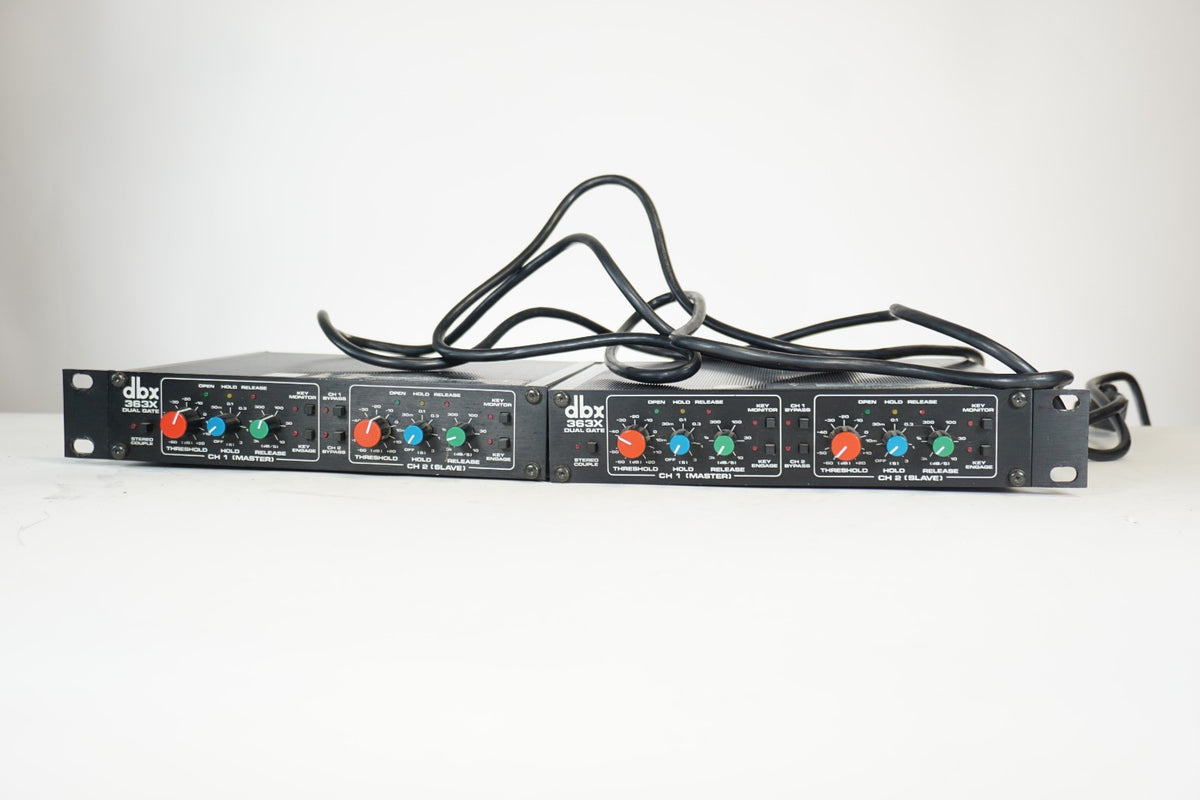 Pair dbx 363X Dual Gates Rackmount Noise Gates Tested Working