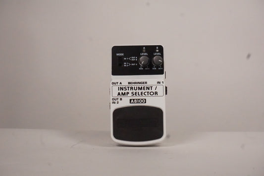 Behringer AB100 Instrument/Amp Selector