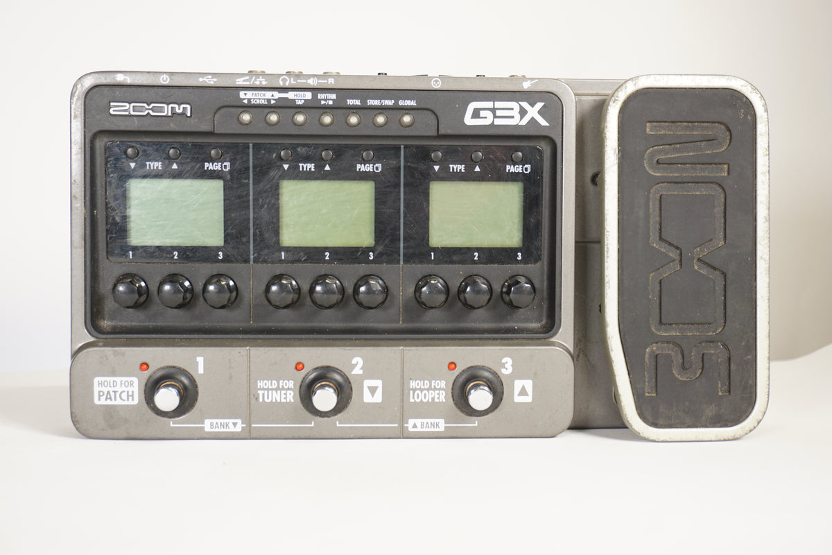 Zoom G3X Guitar Effects and Amp Simulator - front view